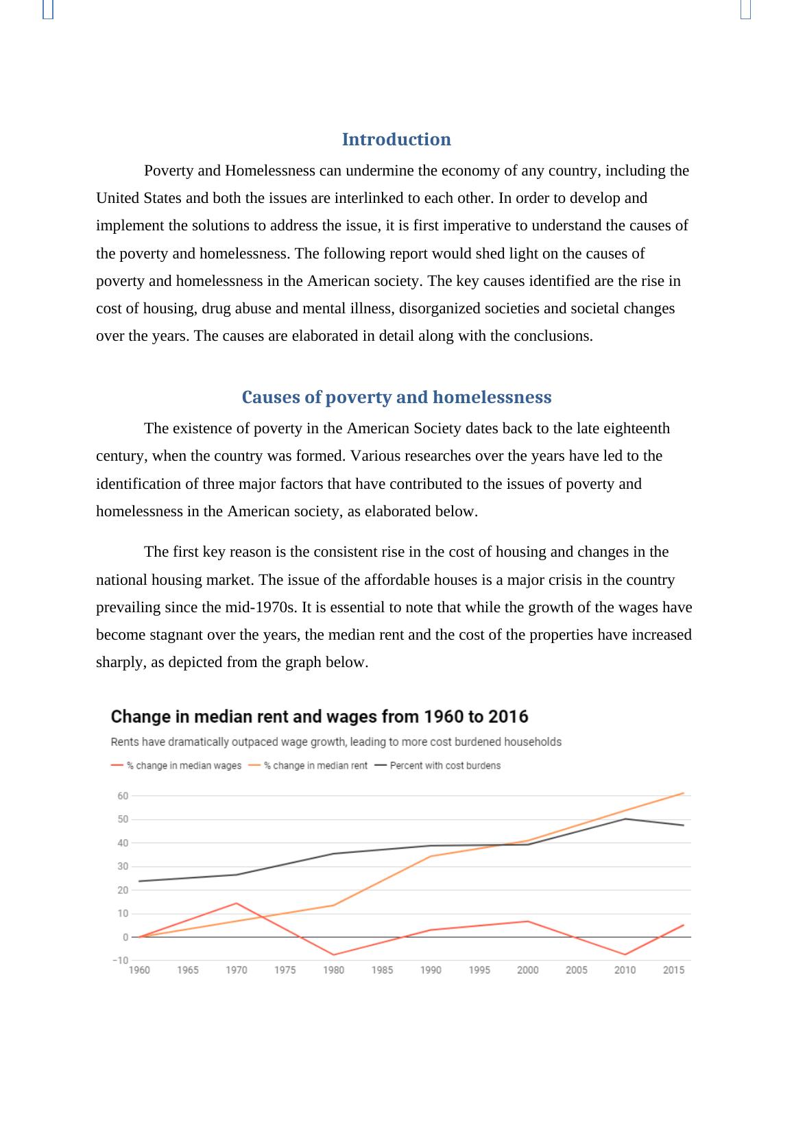 essay about homelessness cause and effect