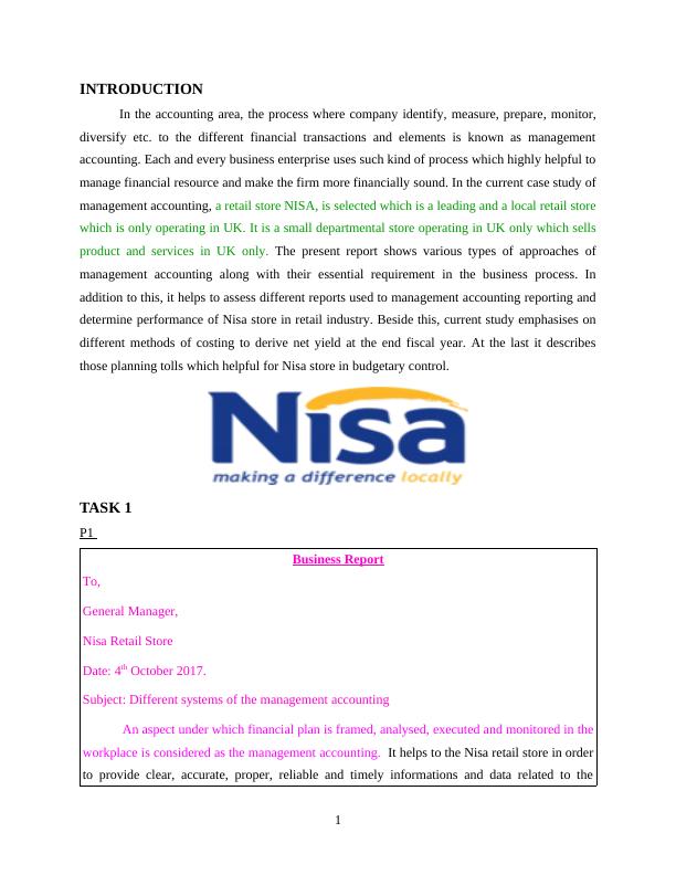 Case Study Of Management Accounting On NISA_3