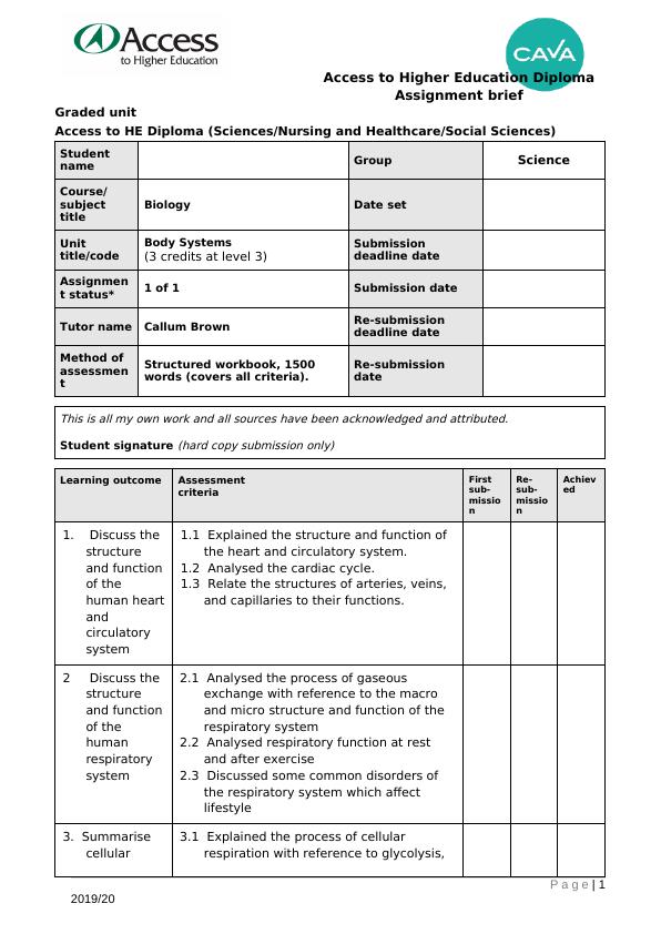 Access To Higher Education Diploma