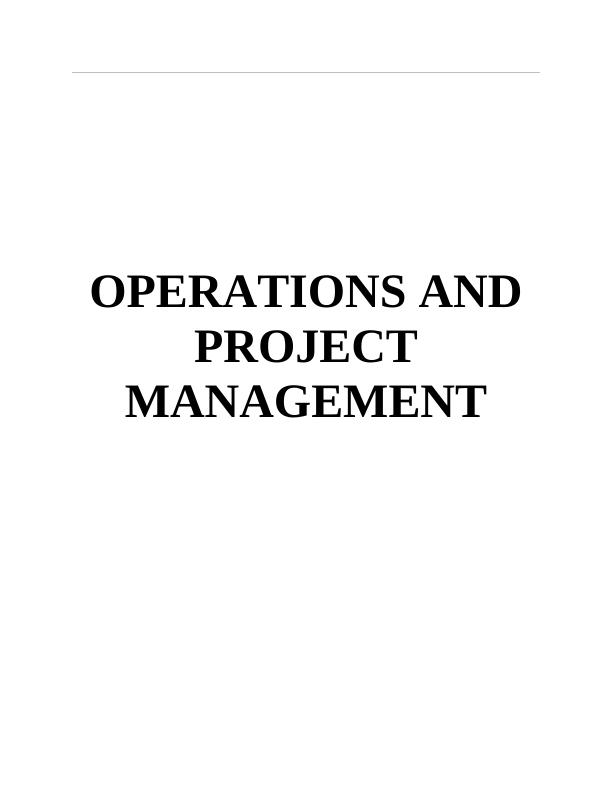 Operations and Project Management -PDF_1