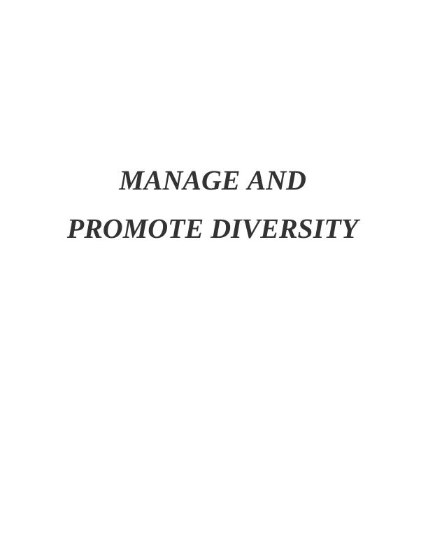 Manage and Promote Diversity_1