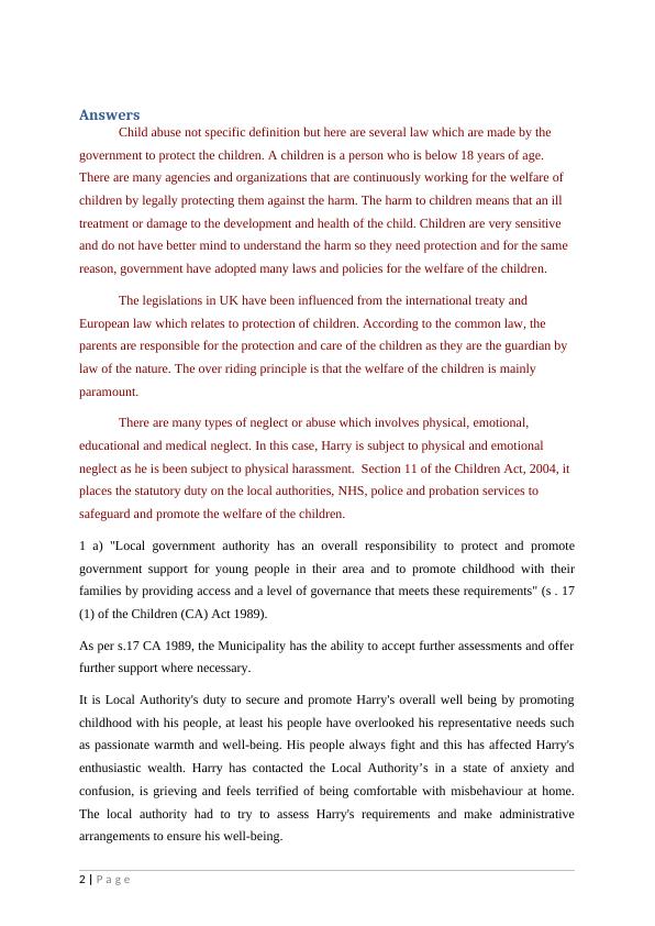 Child Abuse and Protection Laws: A Case Study_2