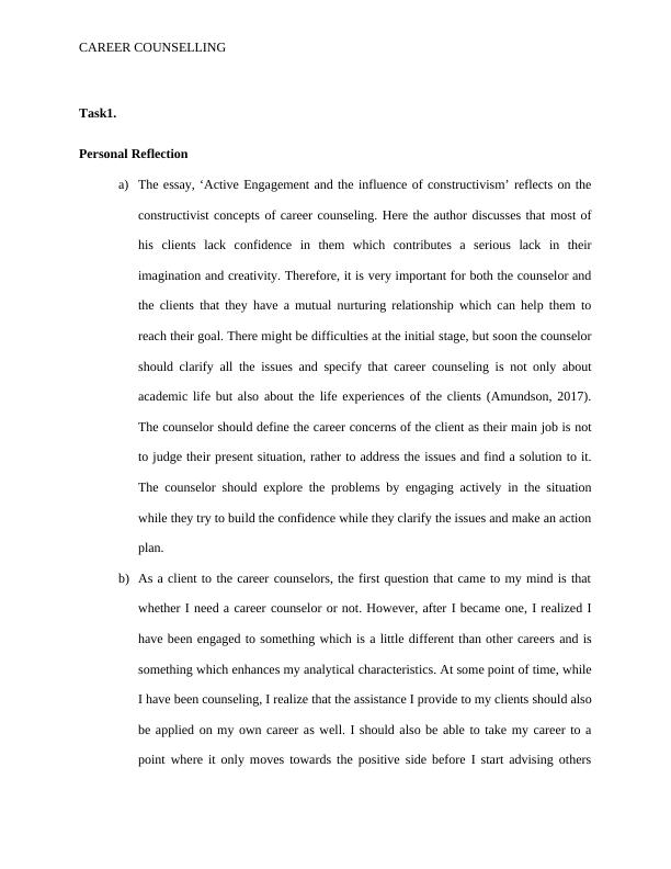 Essay on Constructivist Concepts of Career Counseling_2