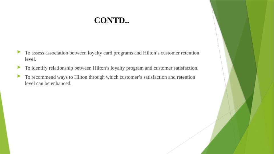 Influence of Loyalty Programs on Customer Satisfaction and Retention in the Hospitality Sector: A Study on Hilton_3