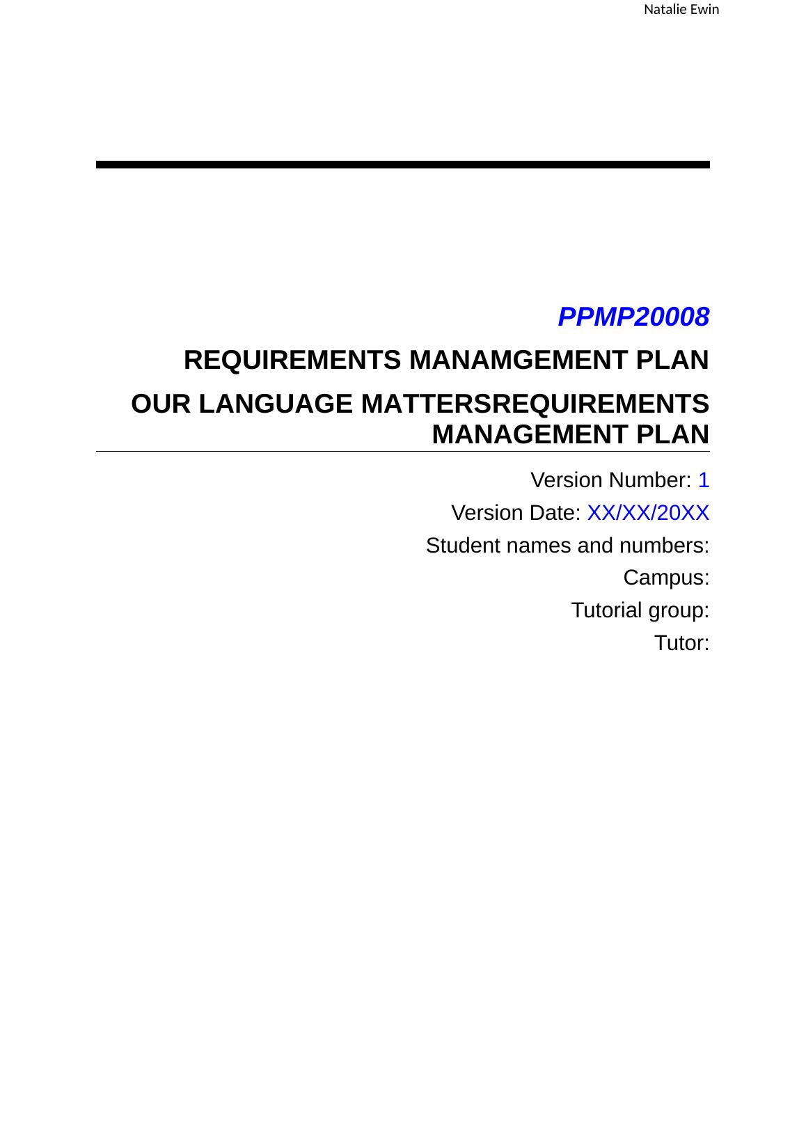MAN 4583 - Management Plan Assignment_1