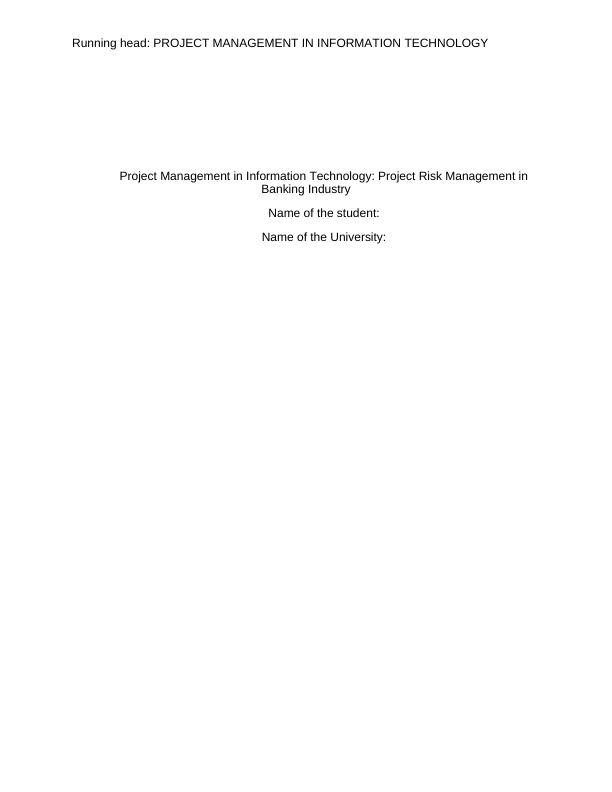 Project Management in Information Technology_1