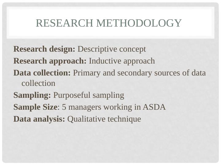 Impact of Organisational Structure and Culture on Business Performance: A Study on ASDA, UK_4