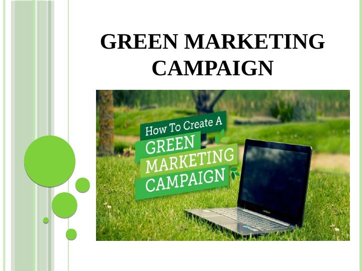 green-marketing-campaign-desklib