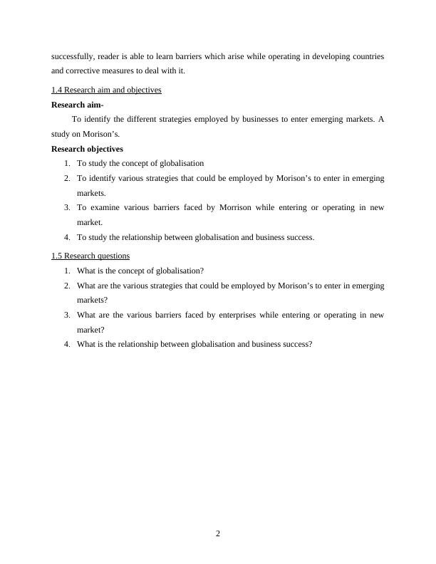 Research Project Assignment - Strategies of Business to Enter Emerging Market_5