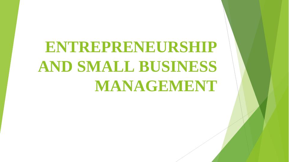 Unit 9 â€“ Entrepreneurship and Small Business Management_1