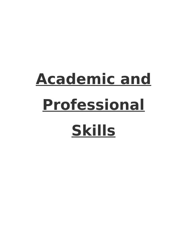 Report on Academic and Professional Skills for UNICEF_1