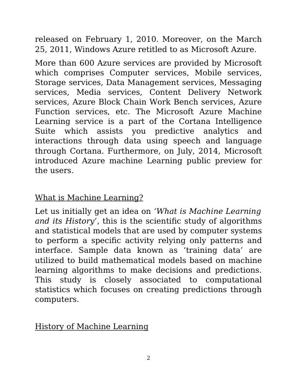 Introduction to Azure ML Studio | Essay_2