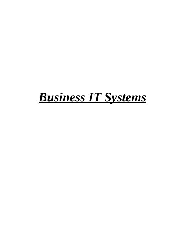 Business IT Systems_1