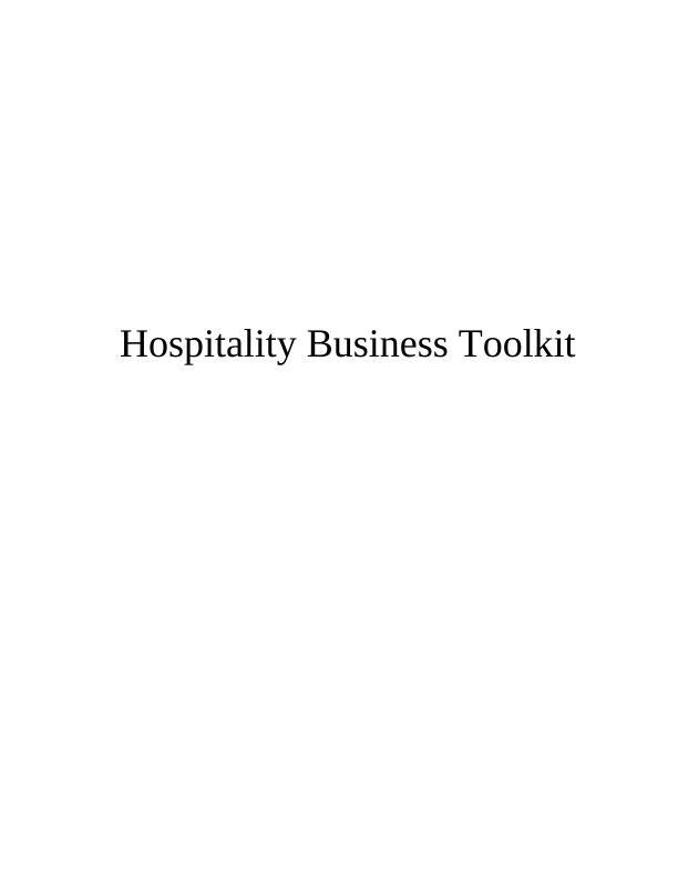 Hospitality Business Toolkit - Carnival Corporation_1