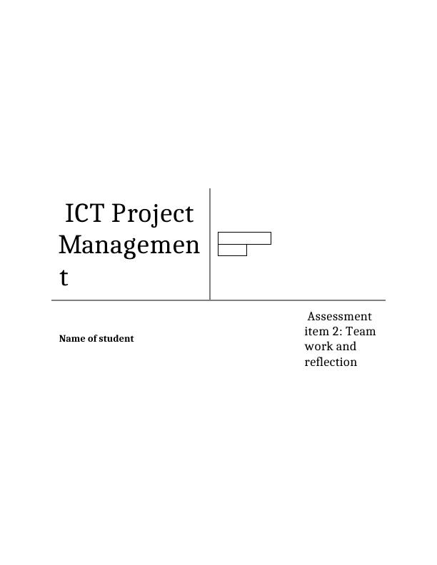 ICT Project Management  | Assignment | Globex_1