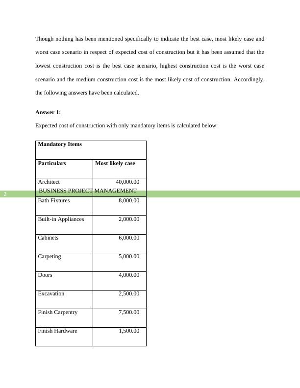 business management 512 assignment answers