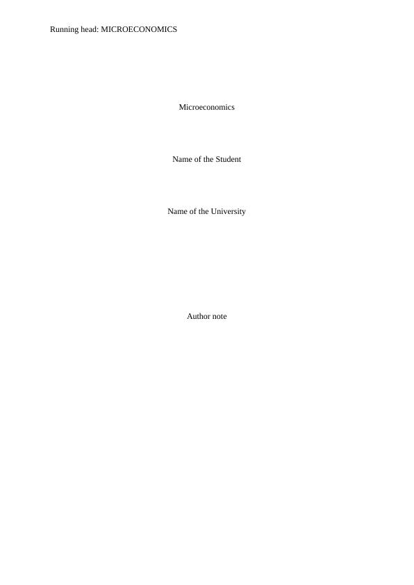 Paper on Theories of Microeconomics- Nissan_1