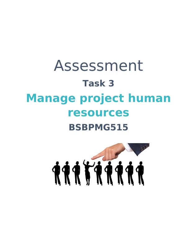 Implement Project Human Resource Practices_1