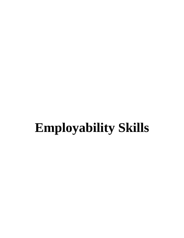 Employability Skills INTRODUCTION_1