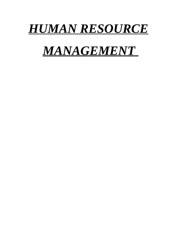 Human Resource Management - ASDA Store Ltd_1