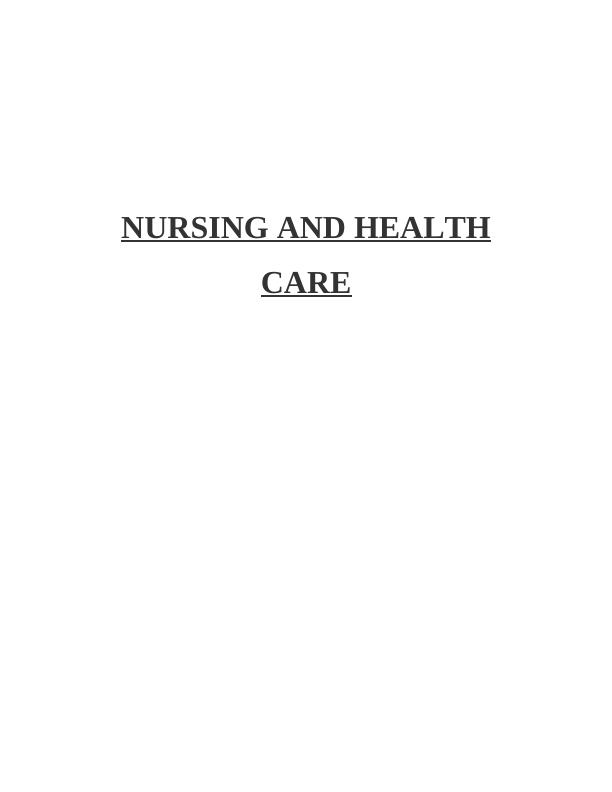 Nursing and Health Care of a Senior Nurse with Drug Dependence_1