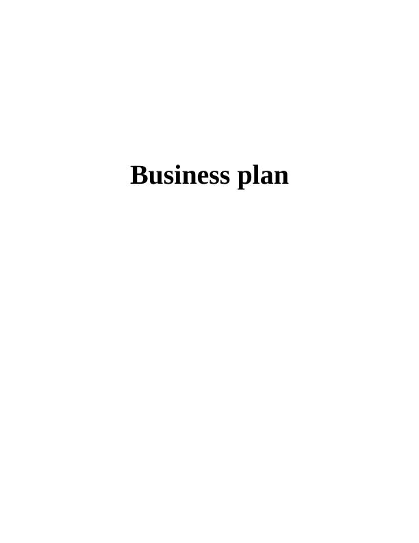 Assignment on Business Plan (Docs)_1
