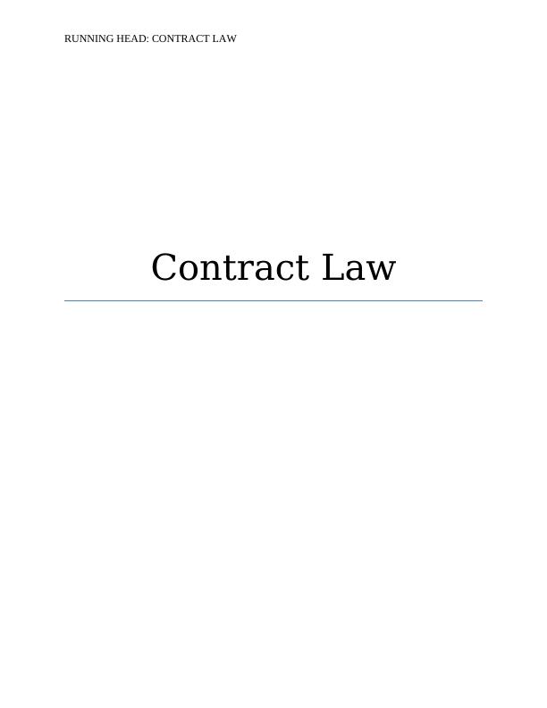 Contract  Law  Issues  2022_1