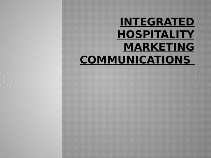 Integrated Hospitality Marketing Communications_1