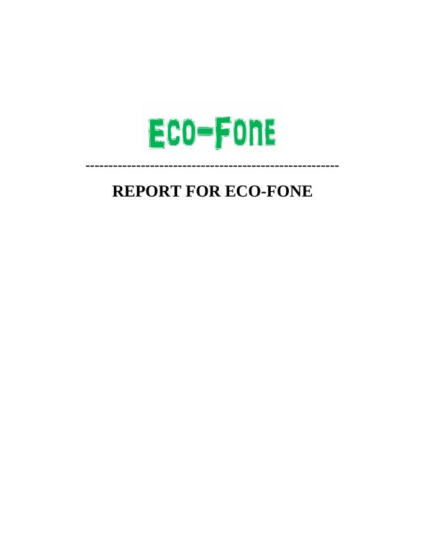 Report For ECO-FONE in UK_1