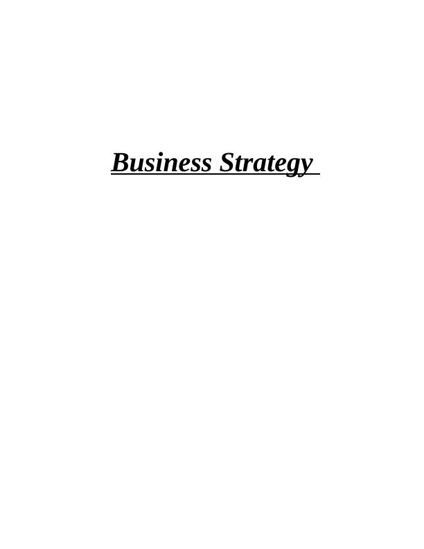 Business Strategy: Analysis and Planning for John Lewis_1