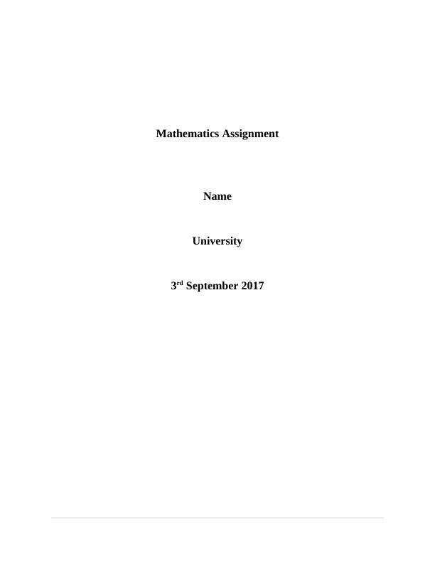 Assignment on Mathematics can helpful impacts_1
