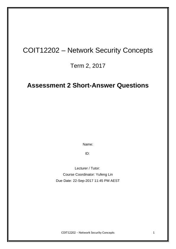 COIT12202 – Network Security Concepts_1