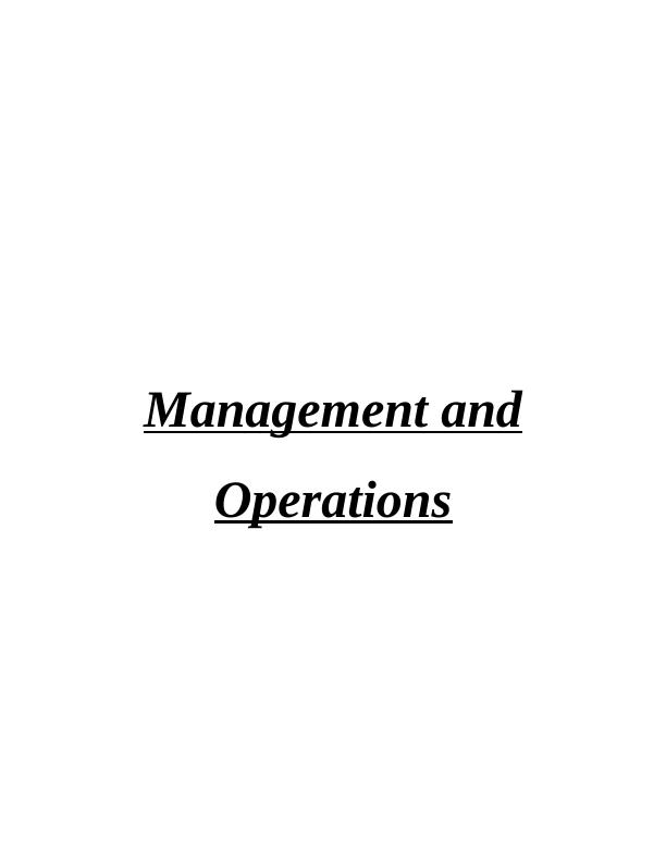 Role of Leaders and Managers in Operations Management - John Lewis_1