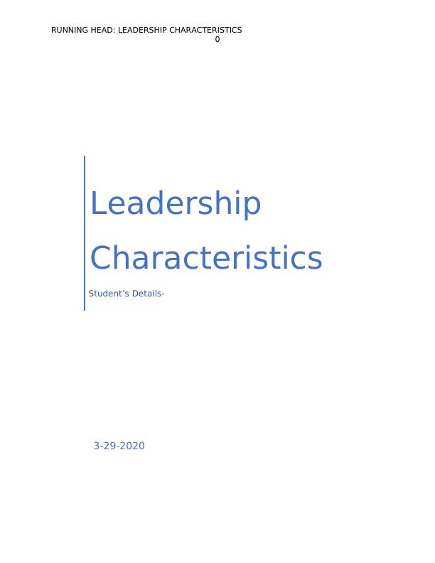 Qualities of Charismatic or Transformational Leadership Style_1