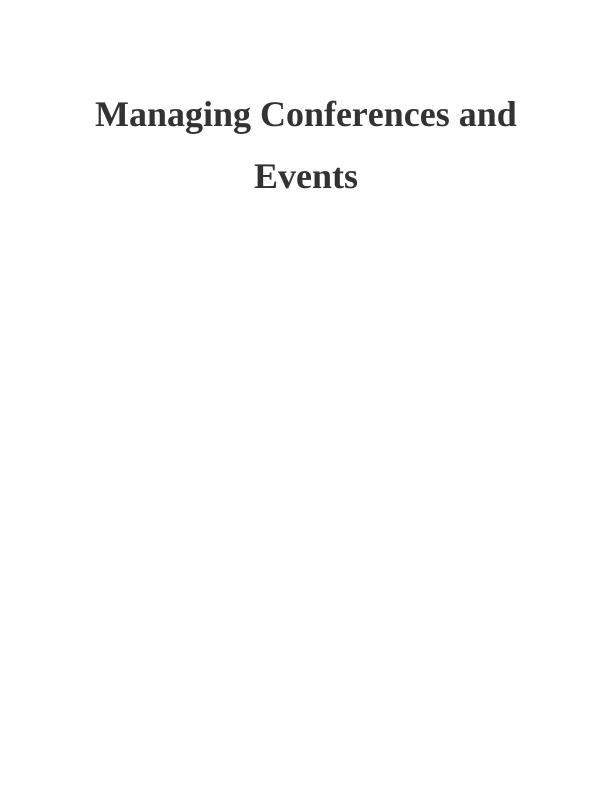 Managing Conferences and Events_1