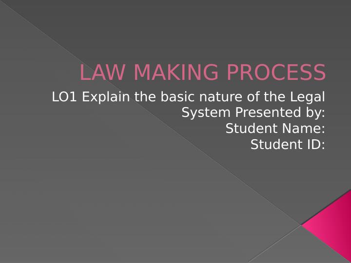 Law Making Process_1