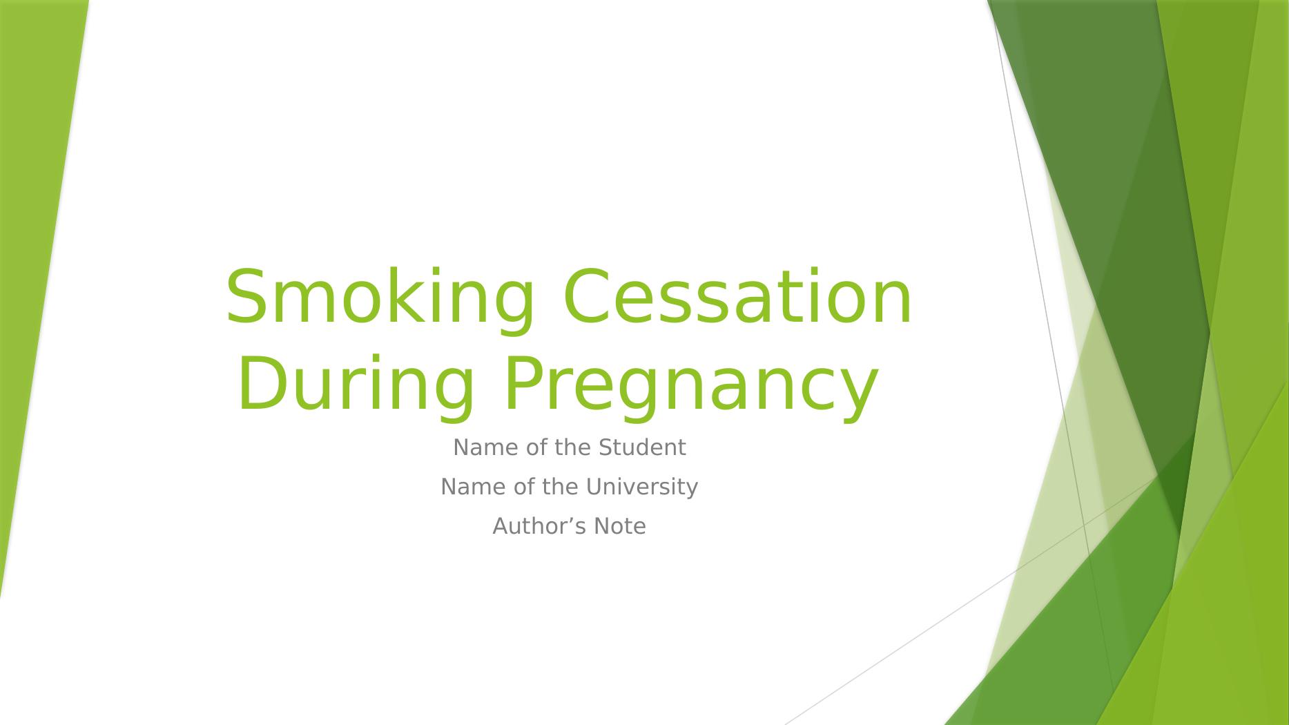 Smoking Cessation During Pregnancy._1