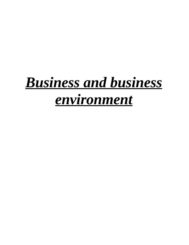 Business and business environment INTRODUCTION 1 TASK 11 P1 Different types of organisations and their legal structure_1