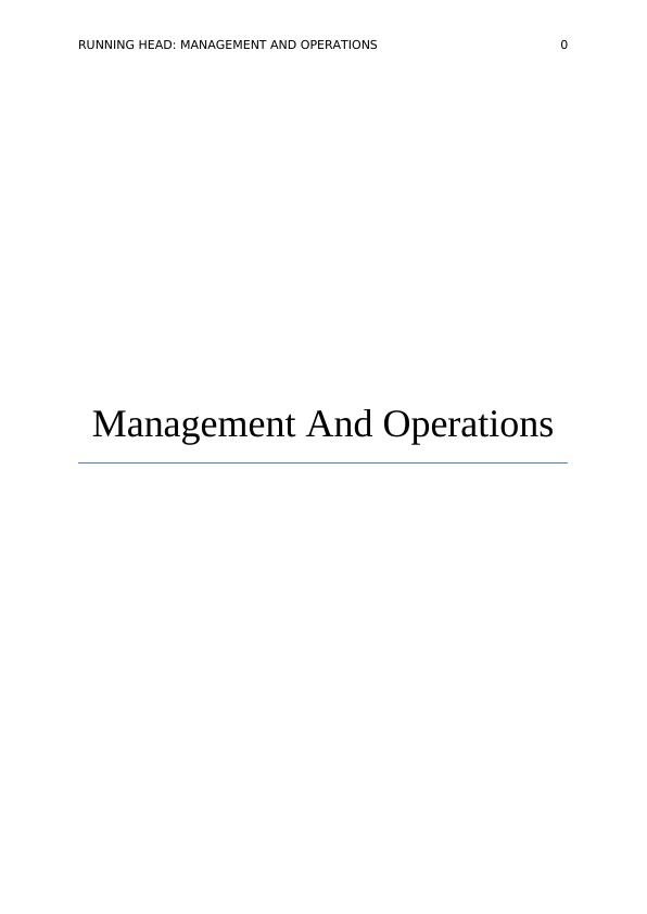 Management and Operations in Toyota: Approaches and Strategies_1