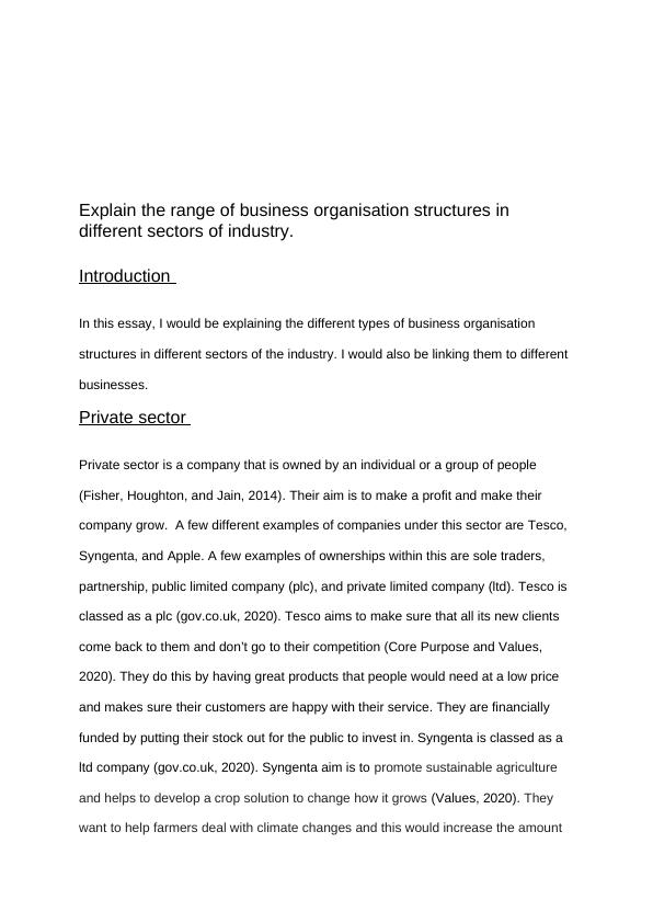 Business Organisations and Structure - Syngenta Assignment_3