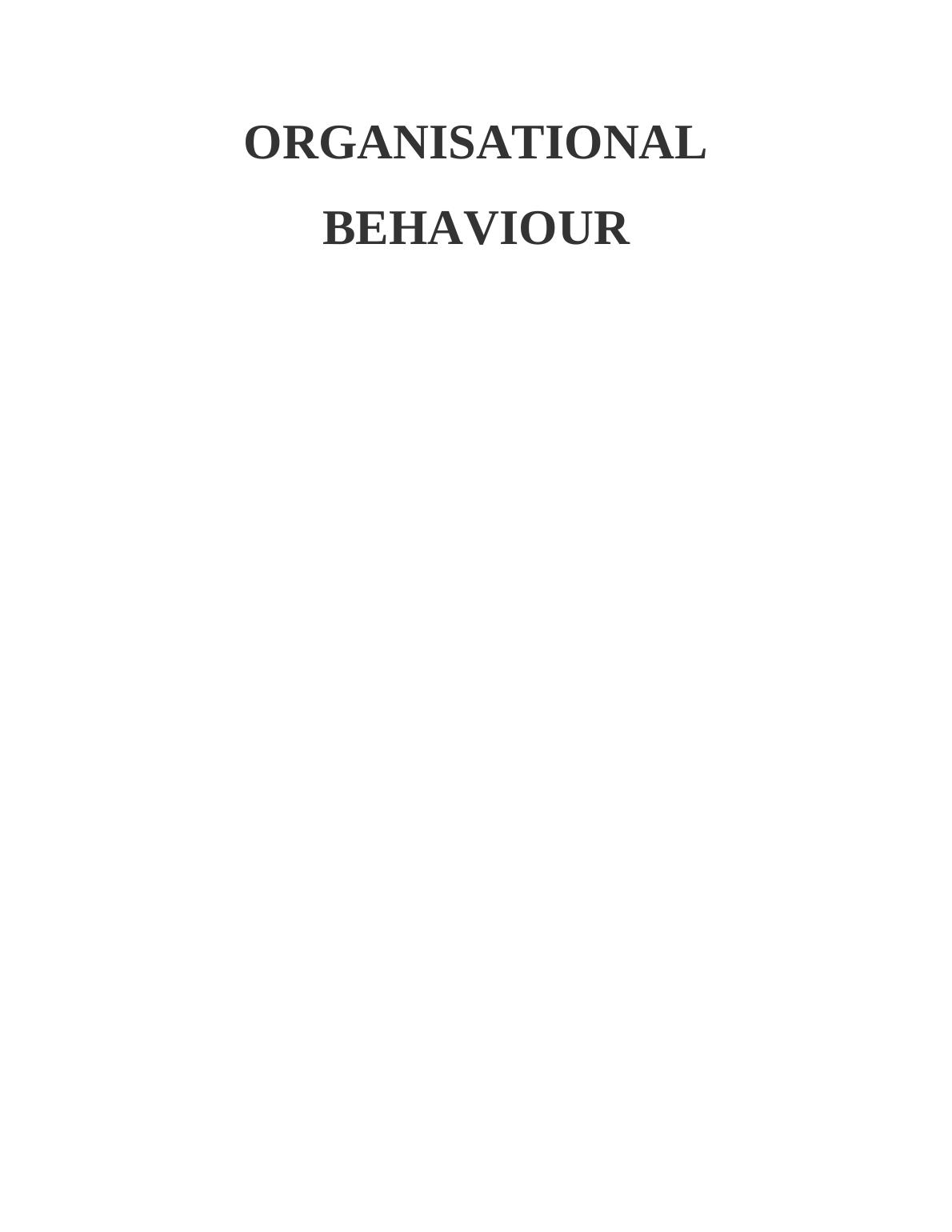 Organisational Behaviour Concept_1