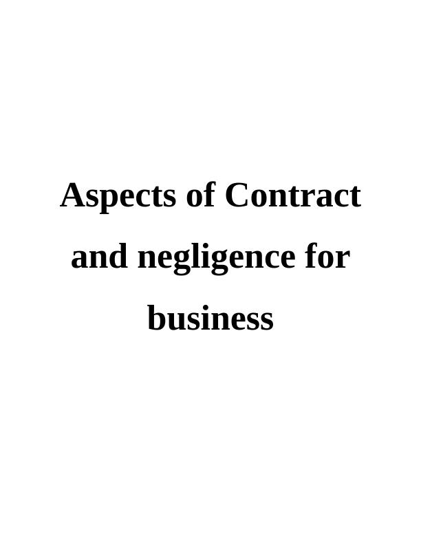 Aspects of Contract and Negligence for Business (pdf)_1