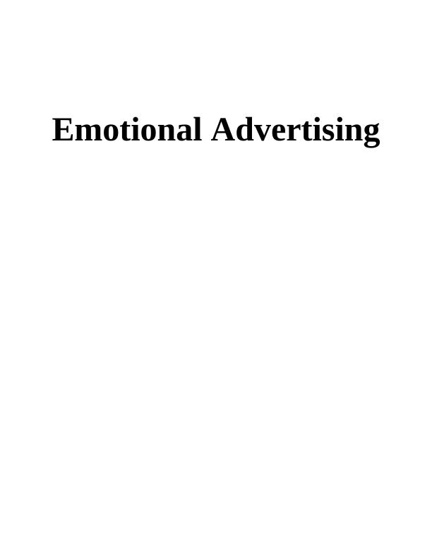 Emotional Advertising Contents Contents_1