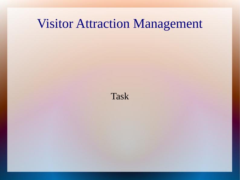 P(53) Visitor Attraction Management_1