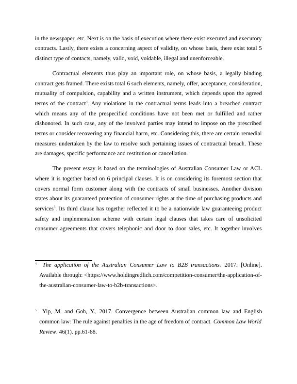 Report on Unilateral and Bilateral Contracts of Consumer Law_3