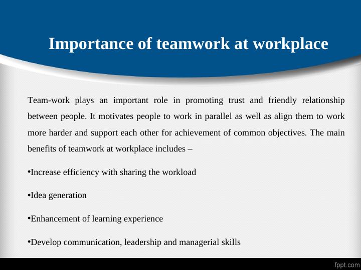 Importance of Teamwork at Workplace_4
