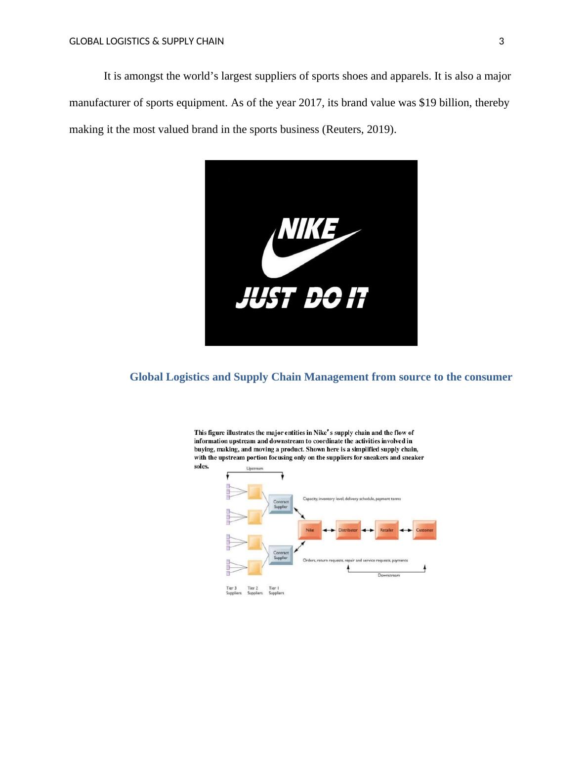 Global Logistics & Supply Chain of Nike SCOR Model, Lean Manufacturing