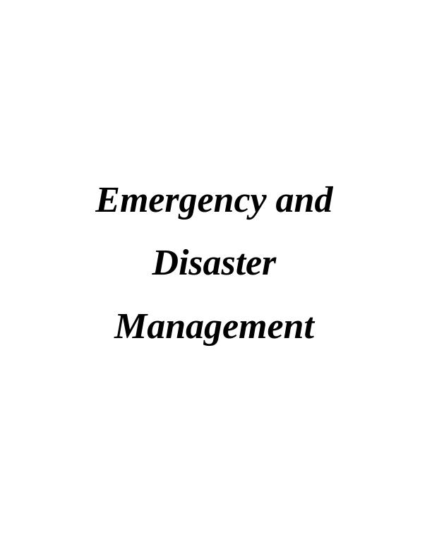 Emergency and Disaster Management PDF_1