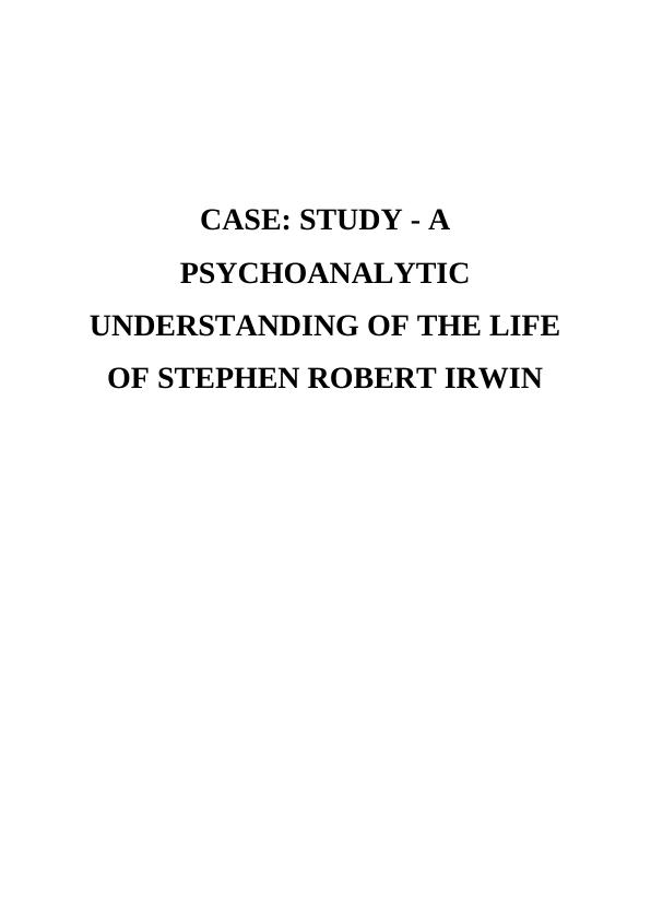 humanistic approach psychology case study