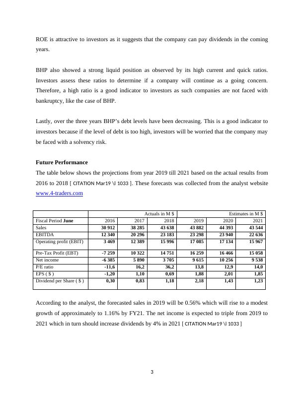 BHP Billiton Financial Analysis_3